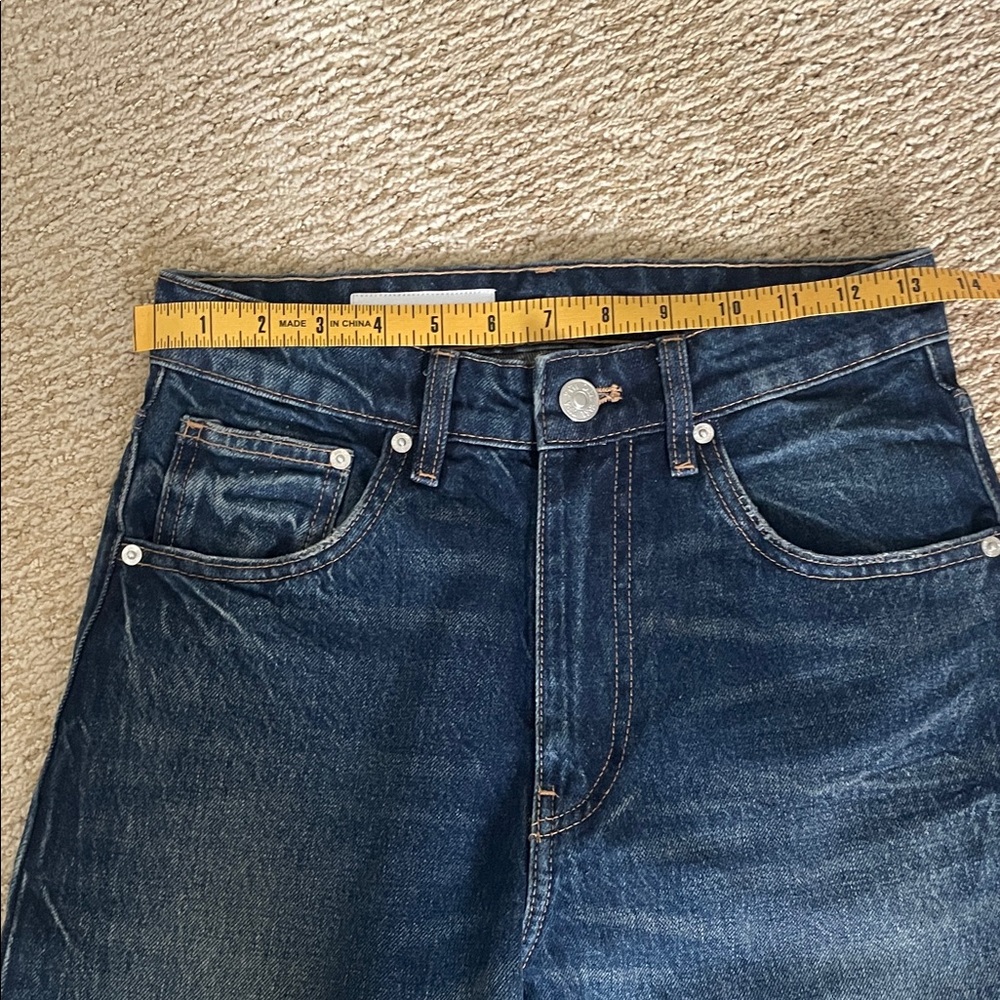 Zara Dark Blue Relaxed Jeans - Picture 6 of 6